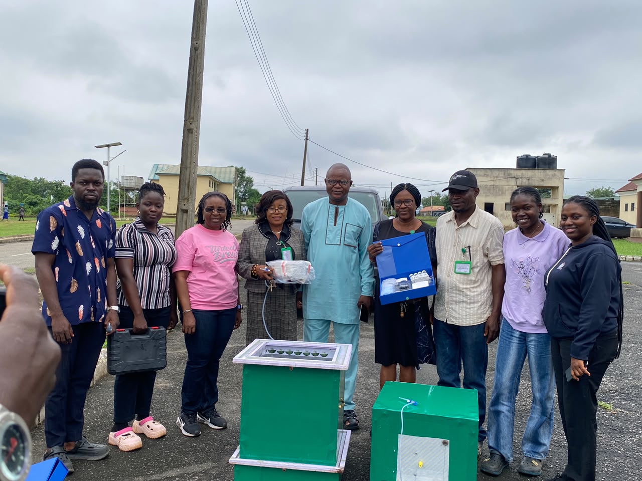 FCAIB RECEIVES STATIC METHANE FLUX CHAMBER TO ADVANCE CLIMATE-SMART AGRICULTURAL RESEARCH